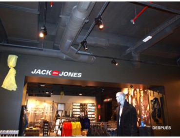 Climatización de la tienda de Jack & Jones